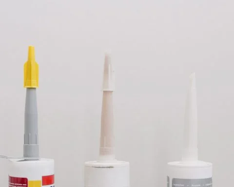 bottle with liquid for renovation works