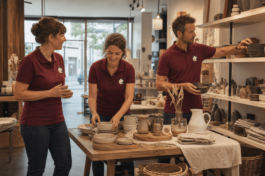 Promotiekleding in de winkel zo blijft een actie herkenbaar zonder overdaad